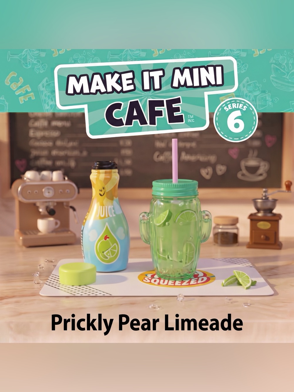 MGA's Miniverse Make It Mini Food Cafe Series 6: PRICKLY PEAR LIMEADE (Sealed)